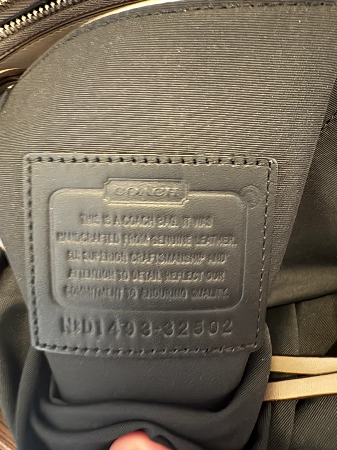 Coach Burgundy and Grey Borough Triple Compartment Satchel - photo 3