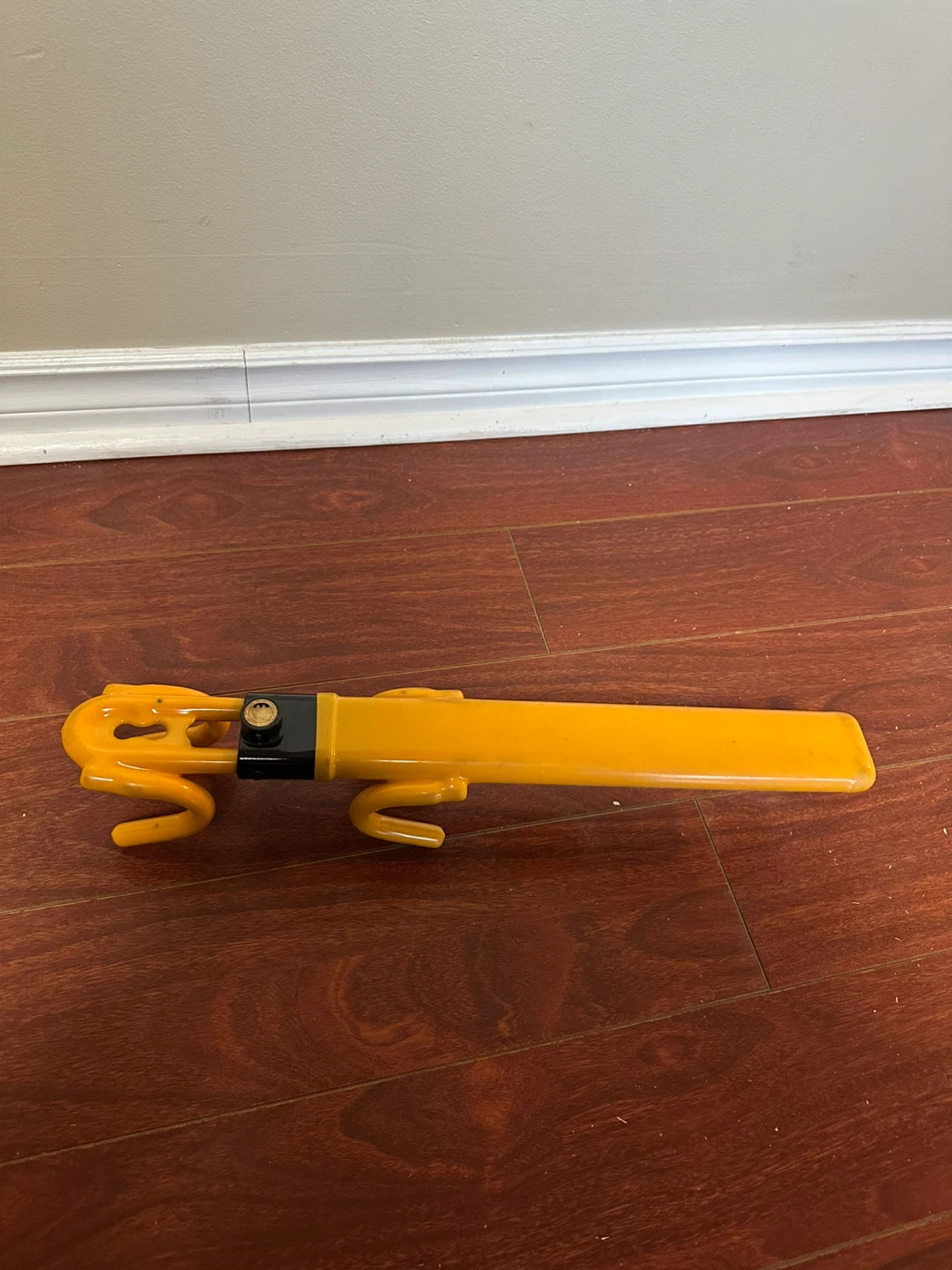 Yellow Steering Wheel Lock