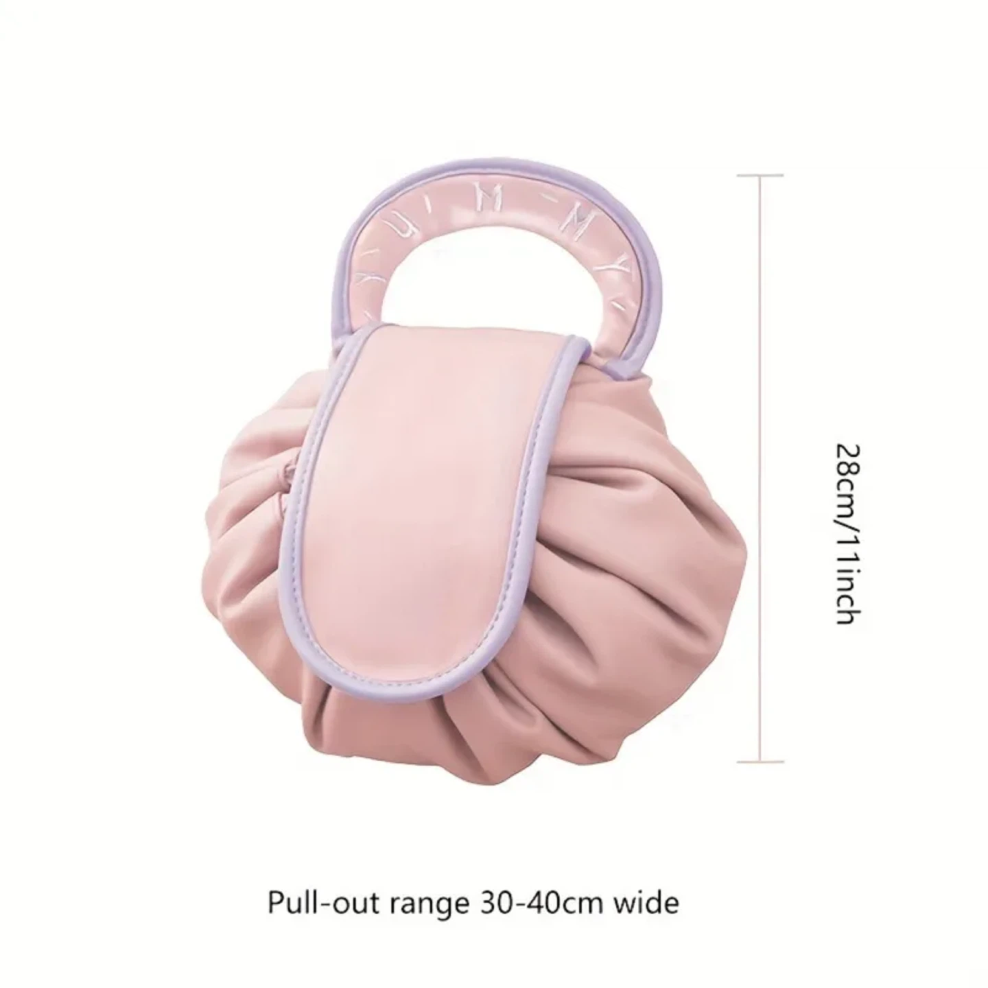 Pink Drawstring Makeup Bag Organizer - photo 3