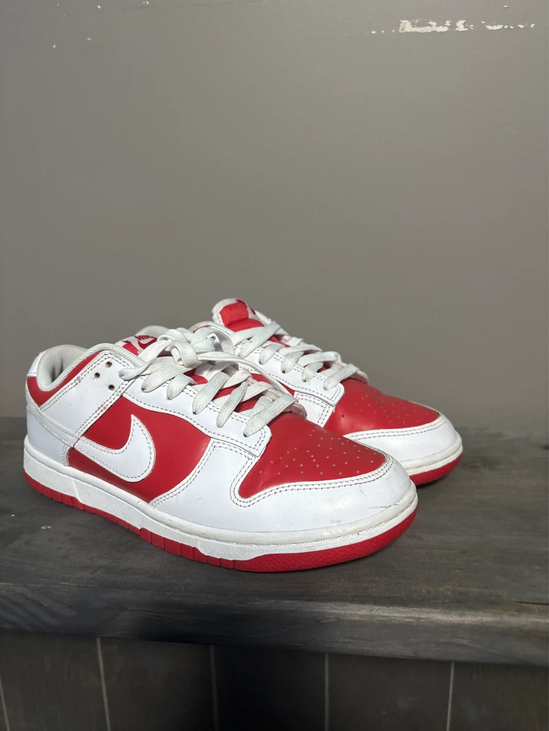 Nike Dunk Low Red White Sneakers
