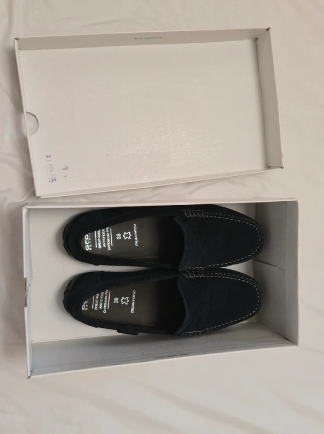 GEOX J NEW FAST B. A - SUEDE J826CA Size US 5.5 Boy like New - photo 3