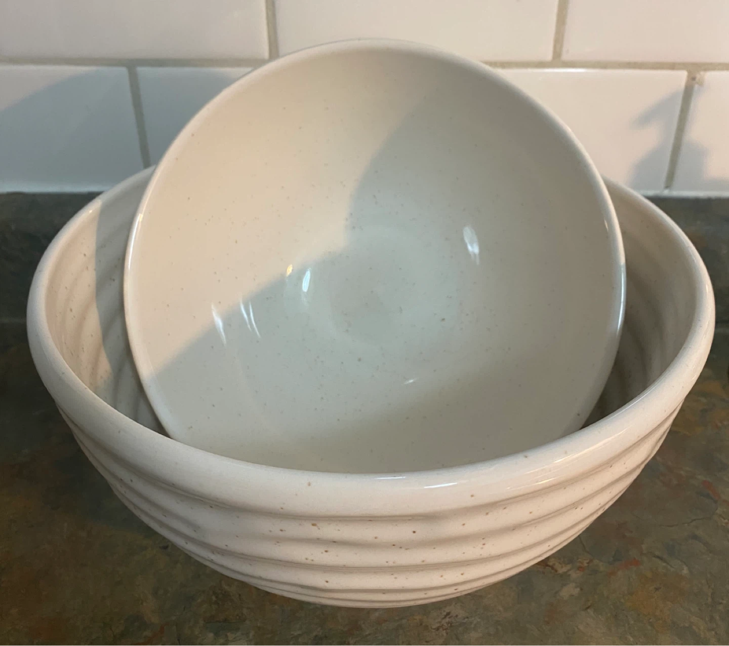 SERVING BOWLS (1x LARGE & 1x SMALL) *PLEASE READ INFO*