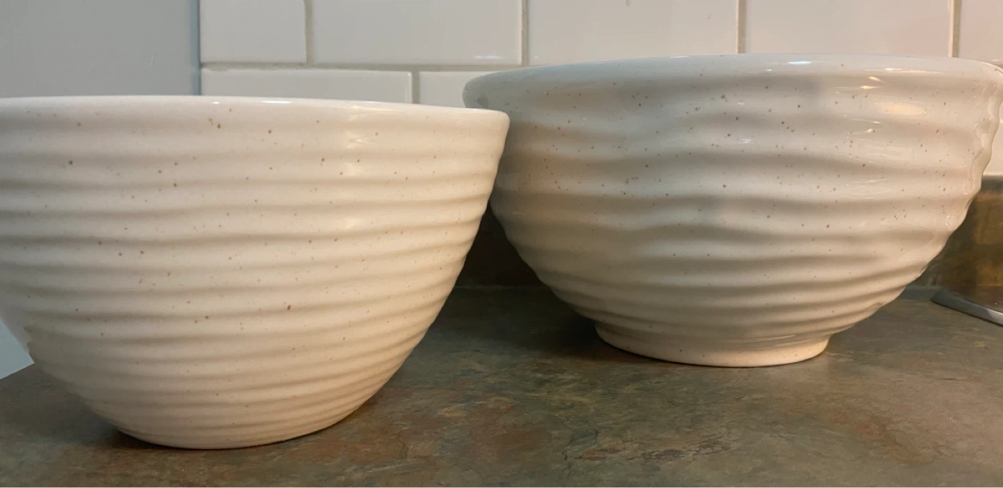 SERVING BOWLS (1x LARGE & 1x SMALL) *PLEASE READ INFO* - photo 2