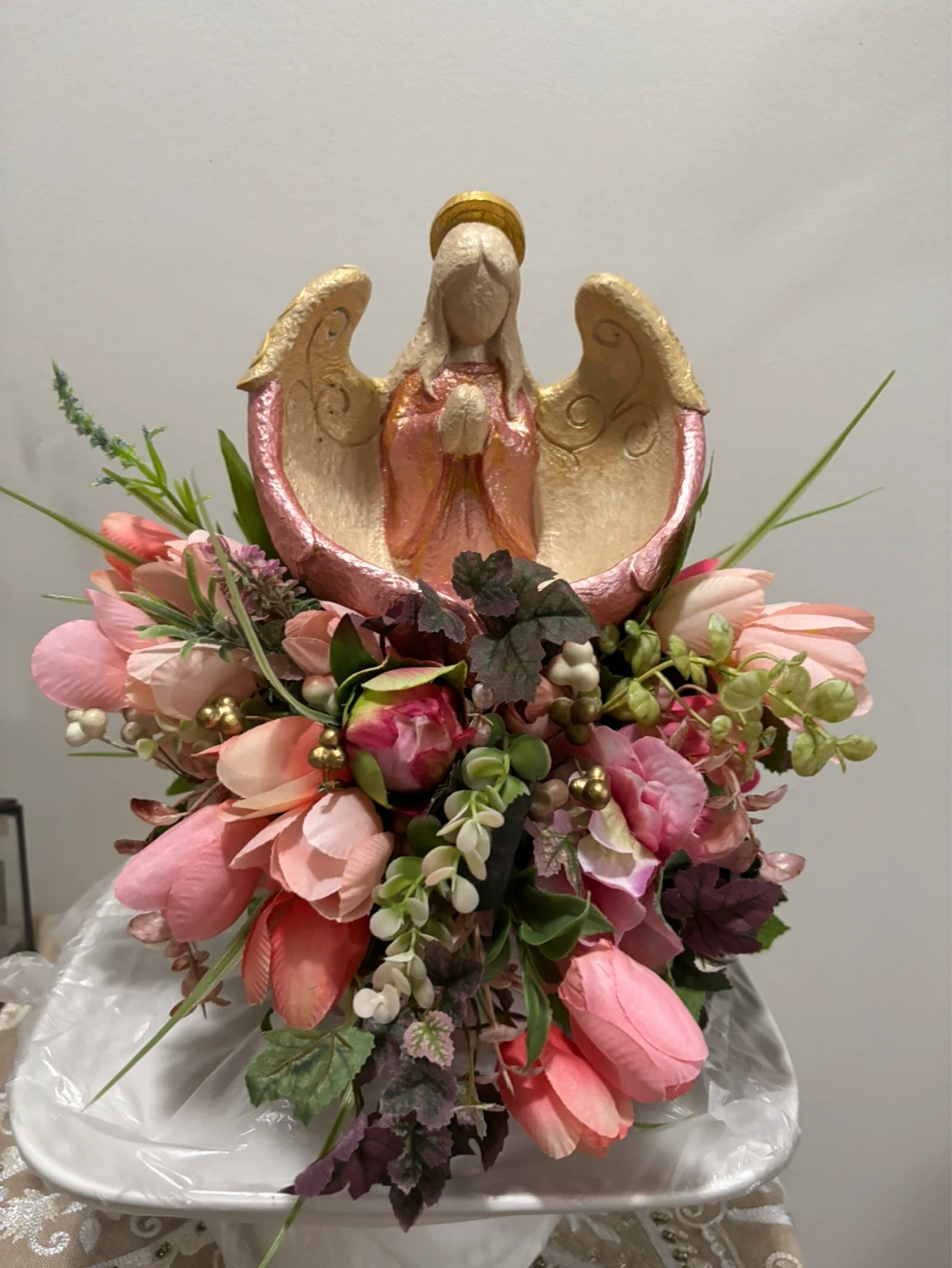 Angel floral arrangement