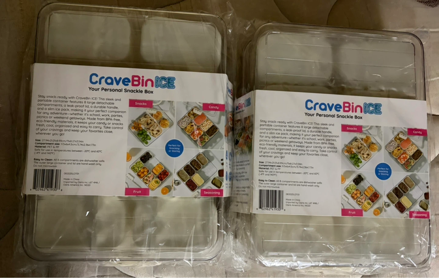 2 CraveBinICE Personal Snack Box with 8 Compartments - photo 2