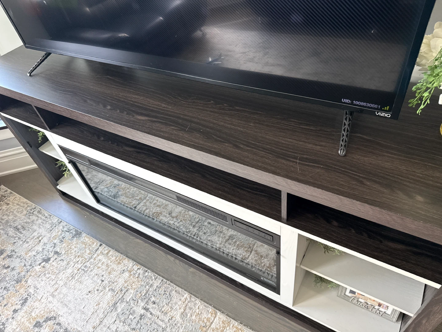 TV Stand with Electric Fireplace - photo 4