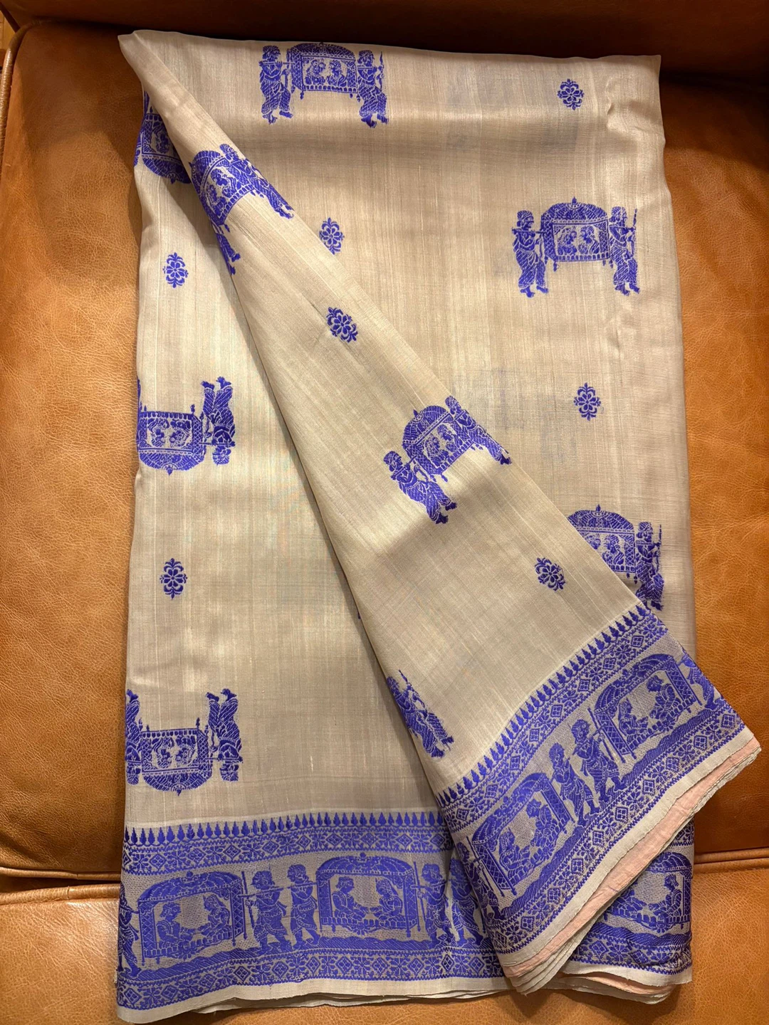 Pure silk Indian saree - photo 4
