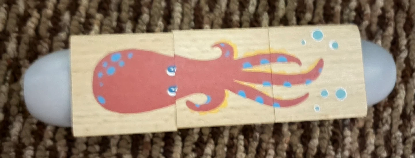 Wooden Animal Rolling Toy - photo 3