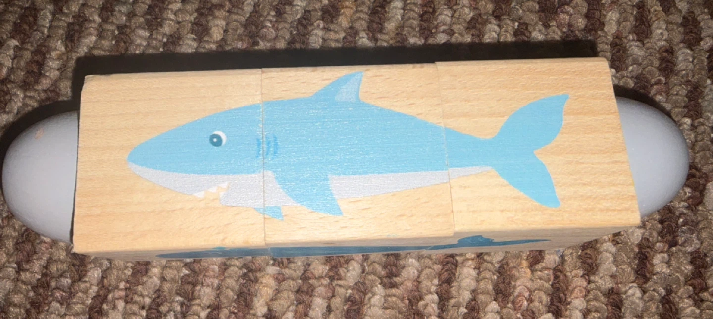 Wooden Animal Rolling Toy