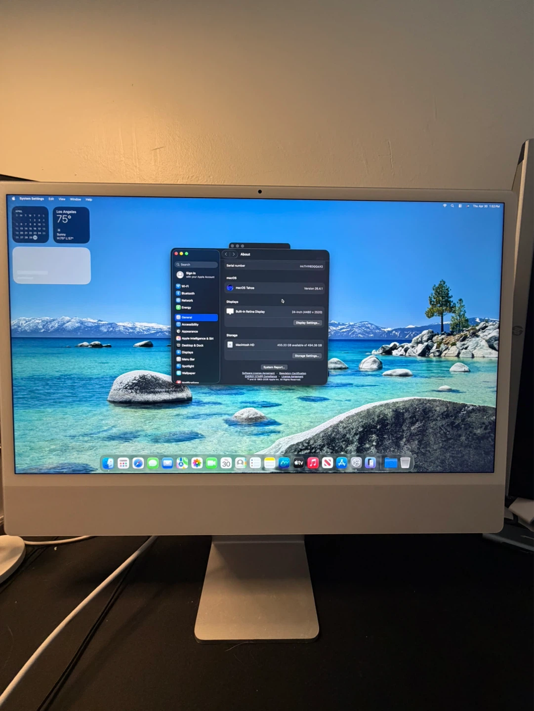 Apple iMac 24” M1 8GB 512GB Silver 2021 A2438 - photo 2