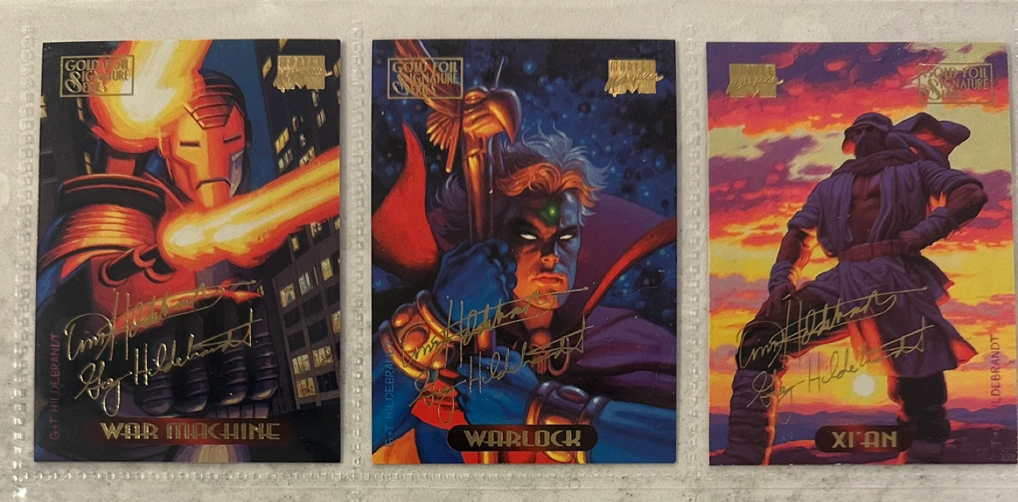Marvel Gold Foil Signature Series Trading Cards - photo 4
