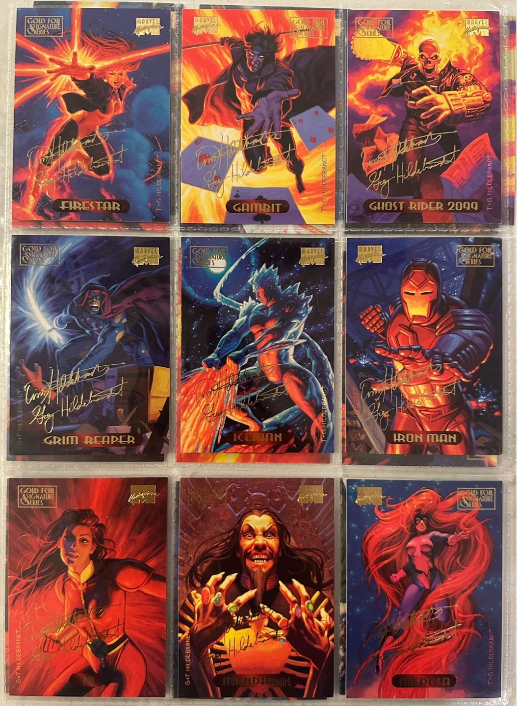 Marvel Gold Foil Signature Series Trading Cards - photo 2