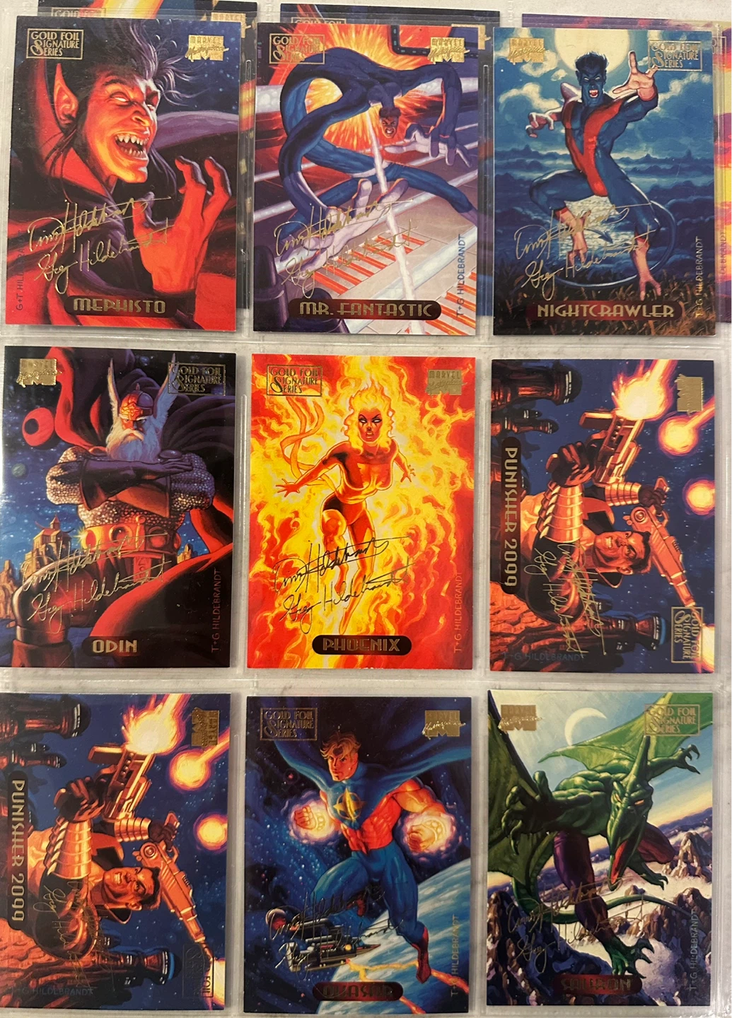 Marvel Gold Foil Signature Series Trading Cards - photo 3