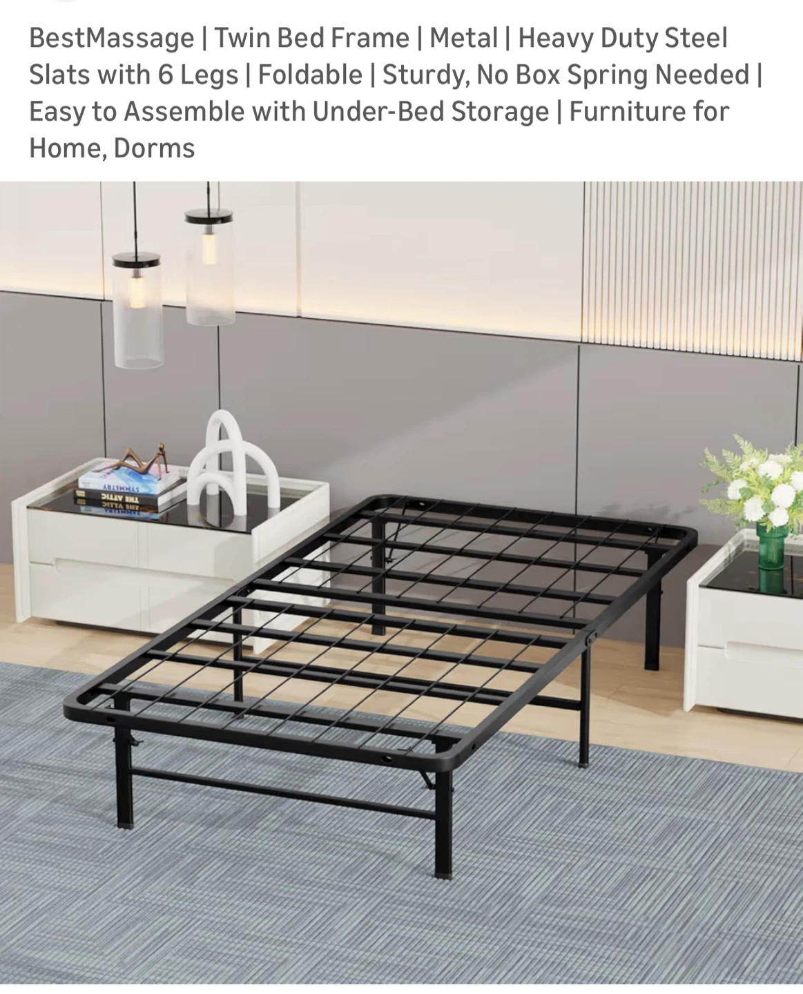 Twin size bed frame