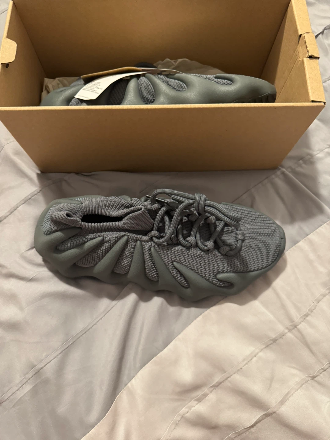 Adidas Yeezy 450 Grey Shoes - photo 2