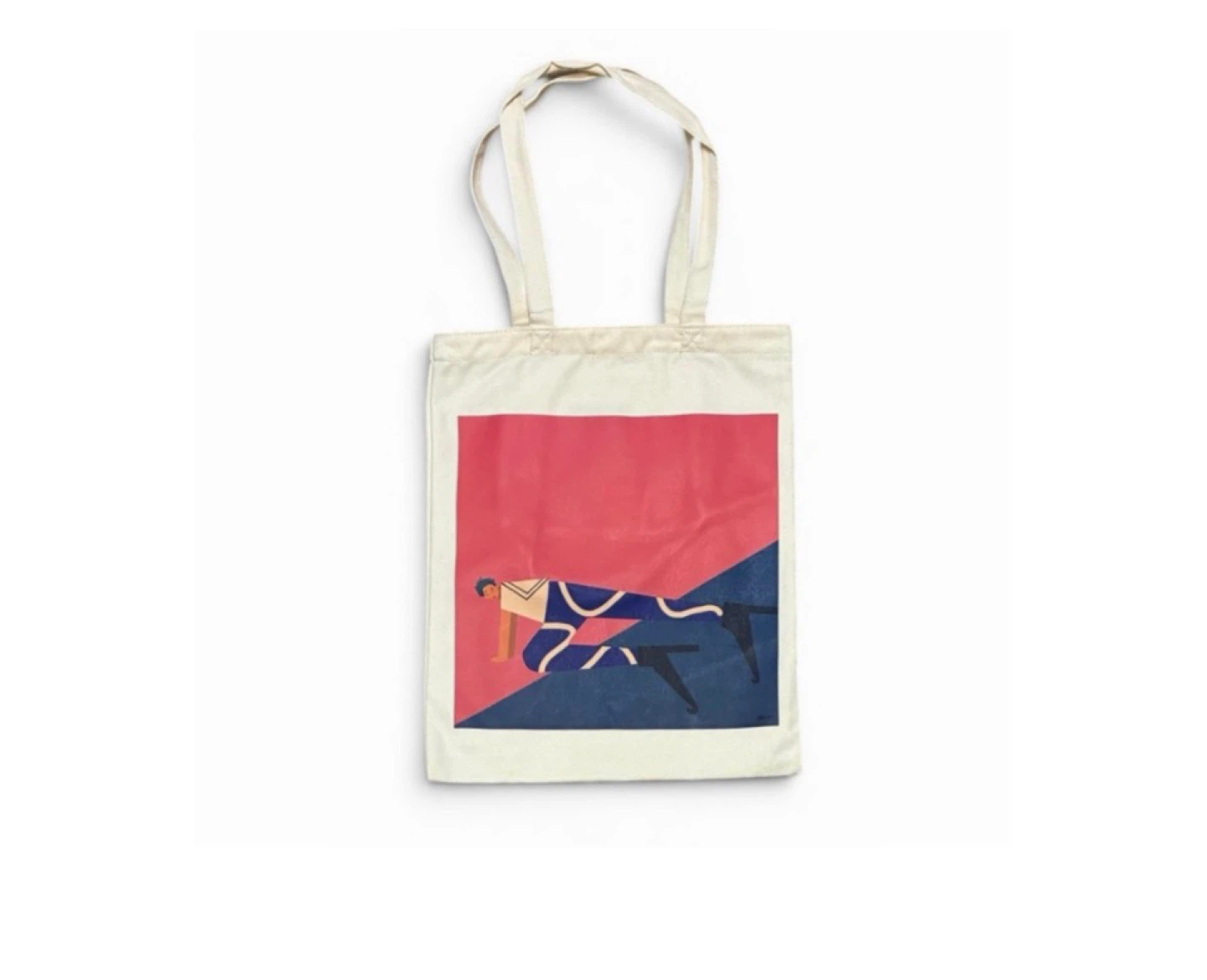 Kktree Graphic Print Canvas Tote Bag