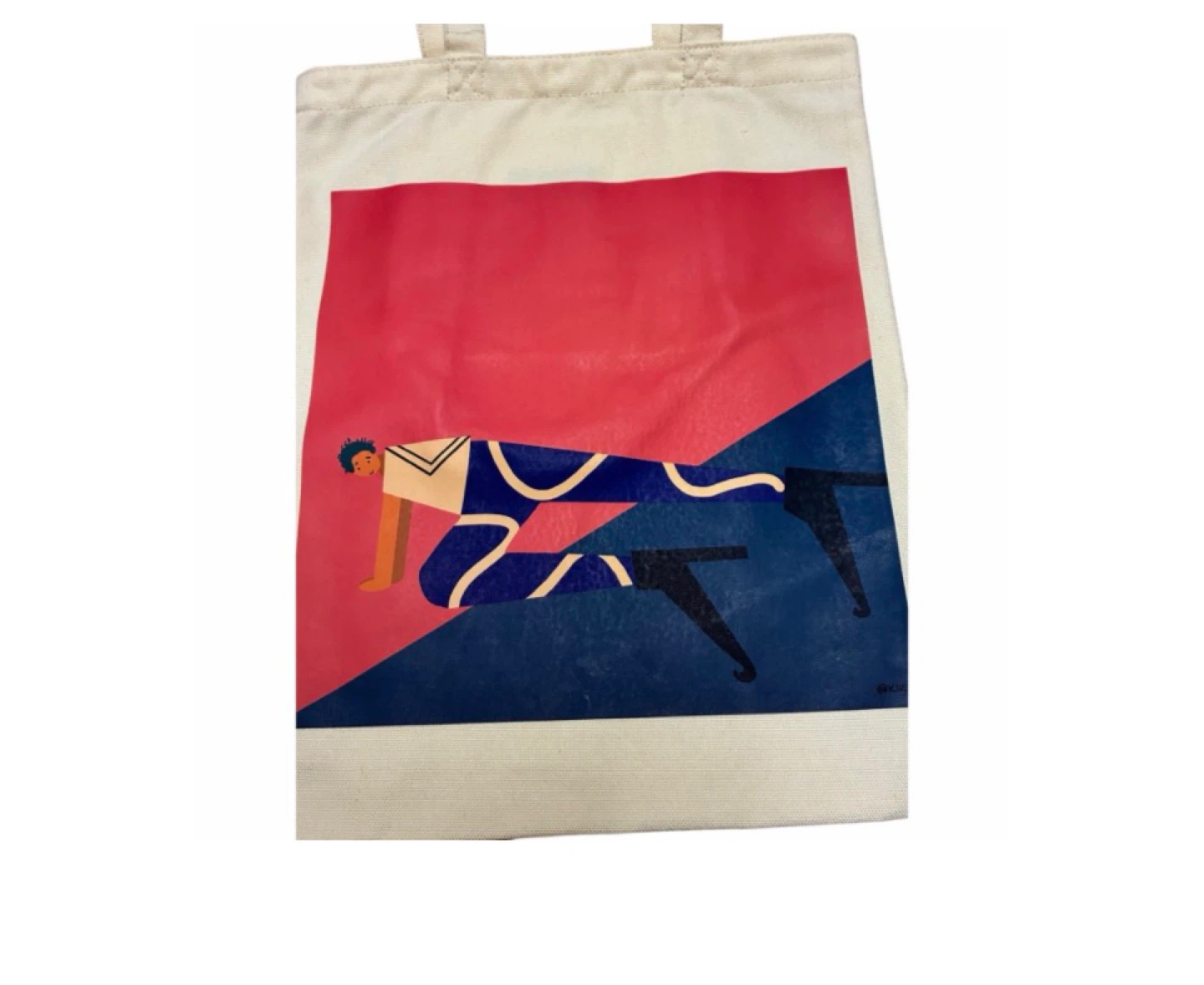 Kktree Graphic Print Canvas Tote Bag - photo 4