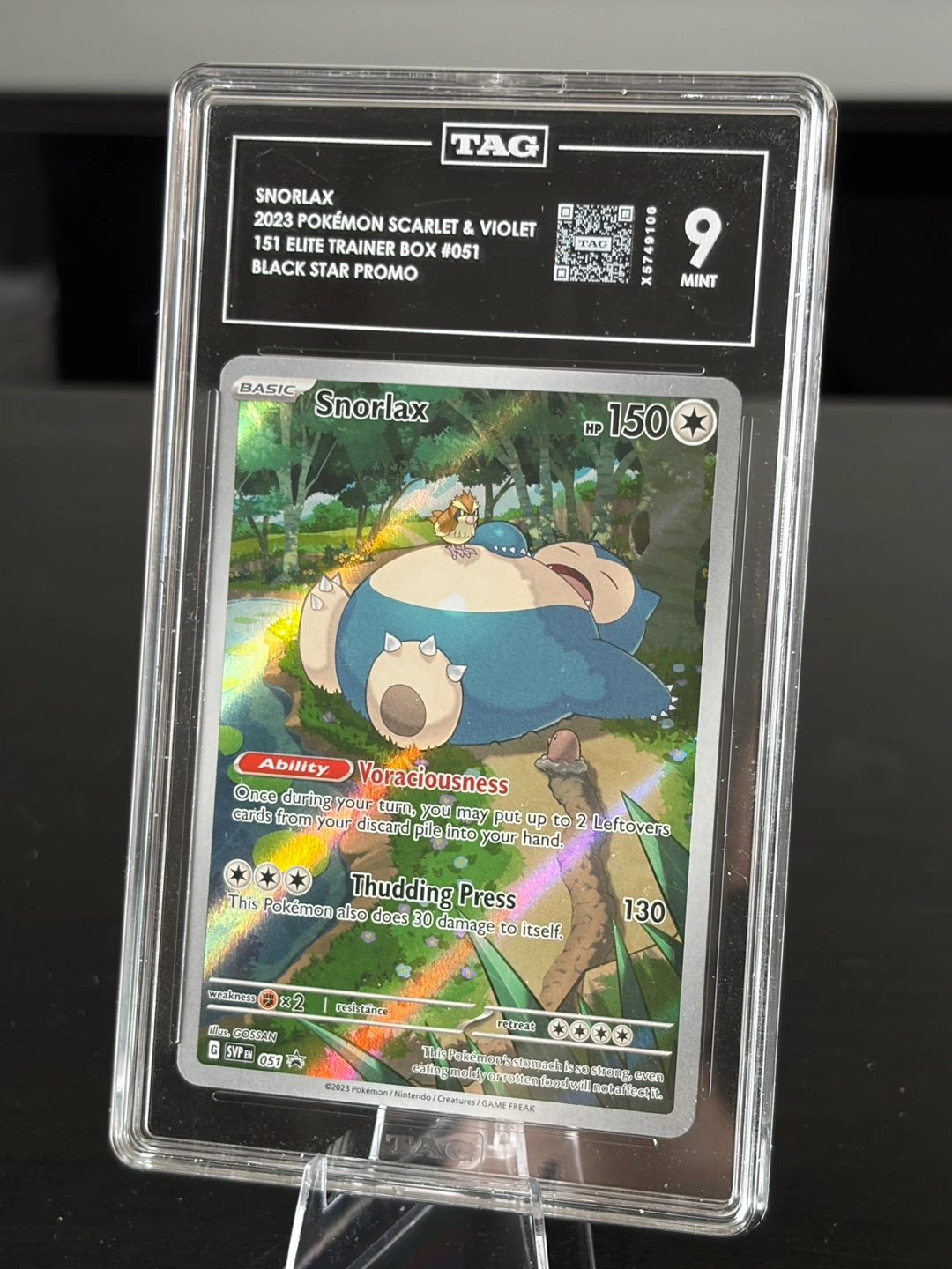 Snorlax 2023 Pokémon Scarlet & Violet 151 Elite Trainer Box