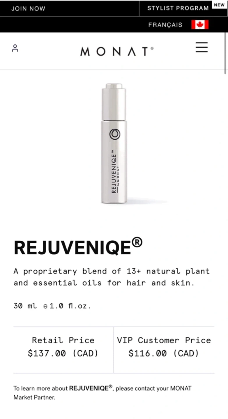 MONAT REJUVENIQE Oil Intensive Hair & Skin Treatment - photo 4