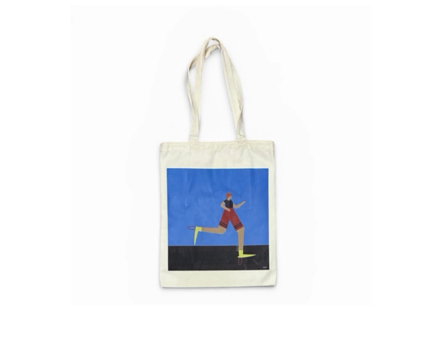 Kktree Canvas Tote Bag with Graphic Print