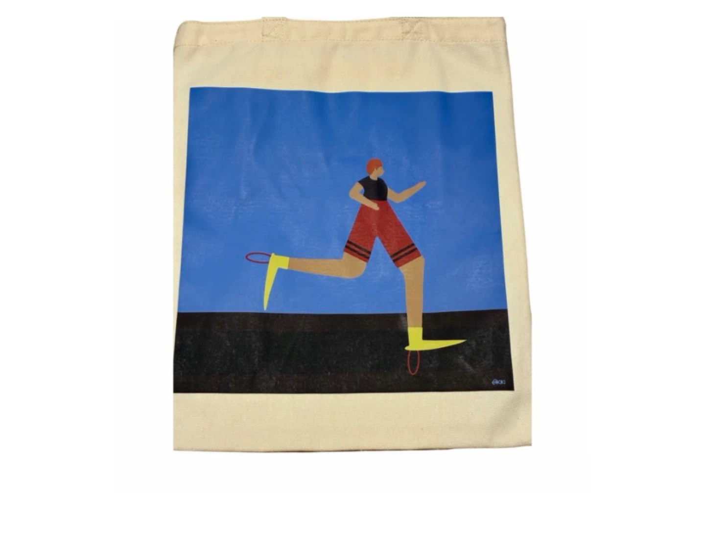 Kktree Canvas Tote Bag with Graphic Print - photo 2