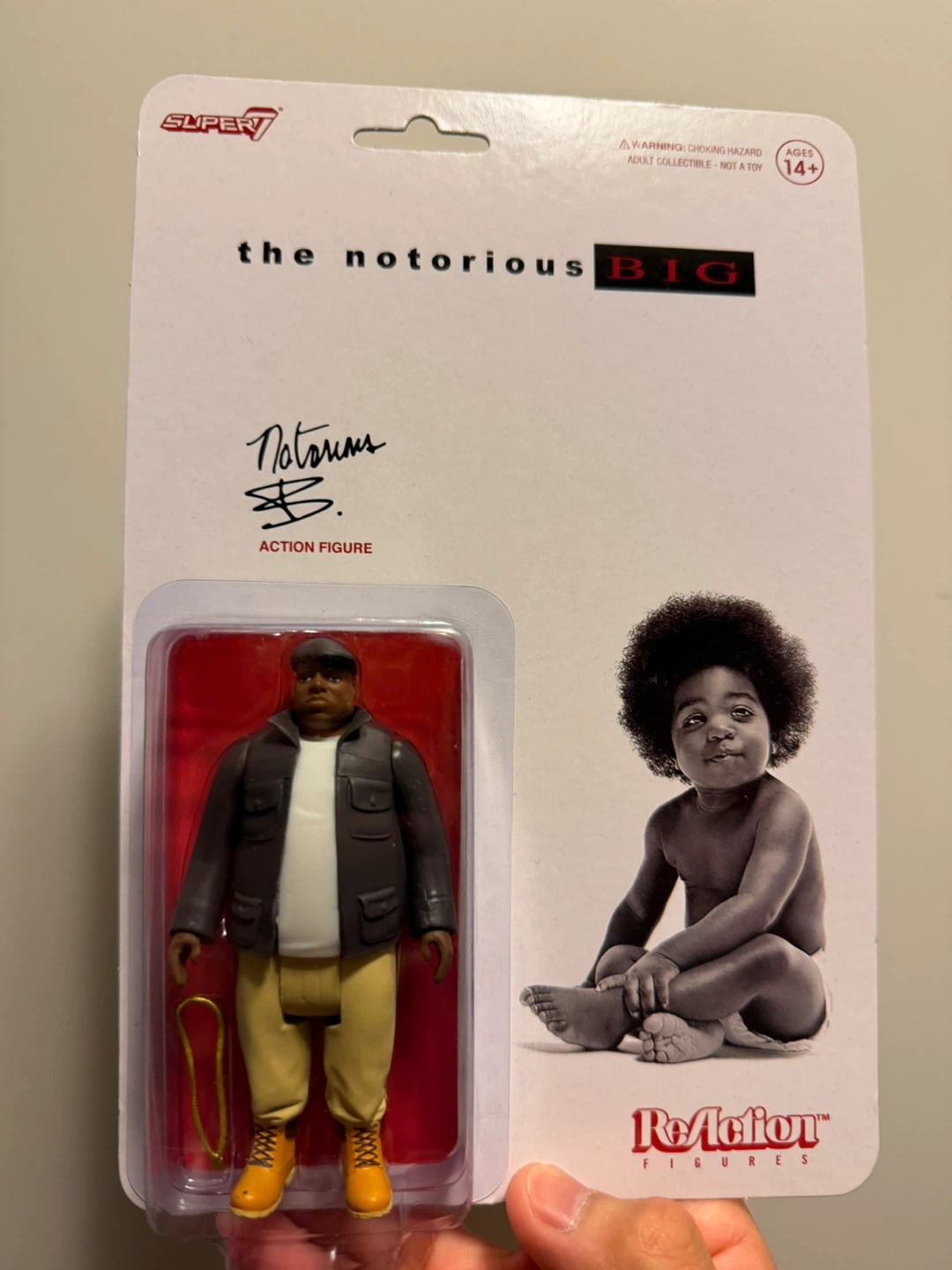 Super7 The Notorious B.I.G. Ready to Die ReAction Action Figure