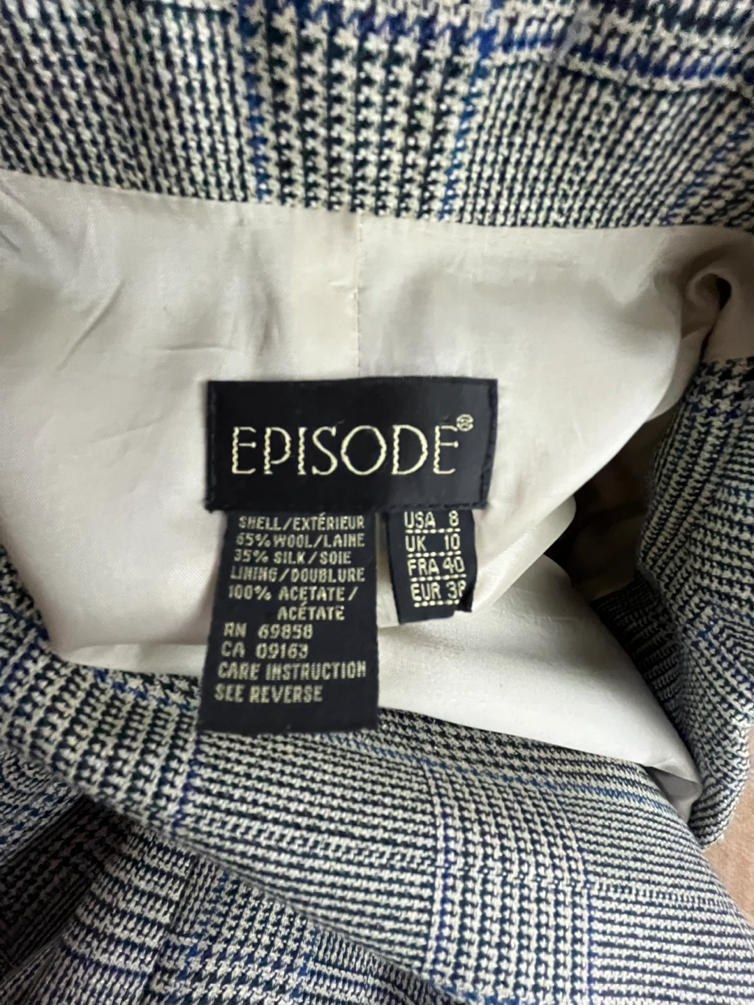 Episode Women's Plaid Blazer and Pants Suit - photo 3