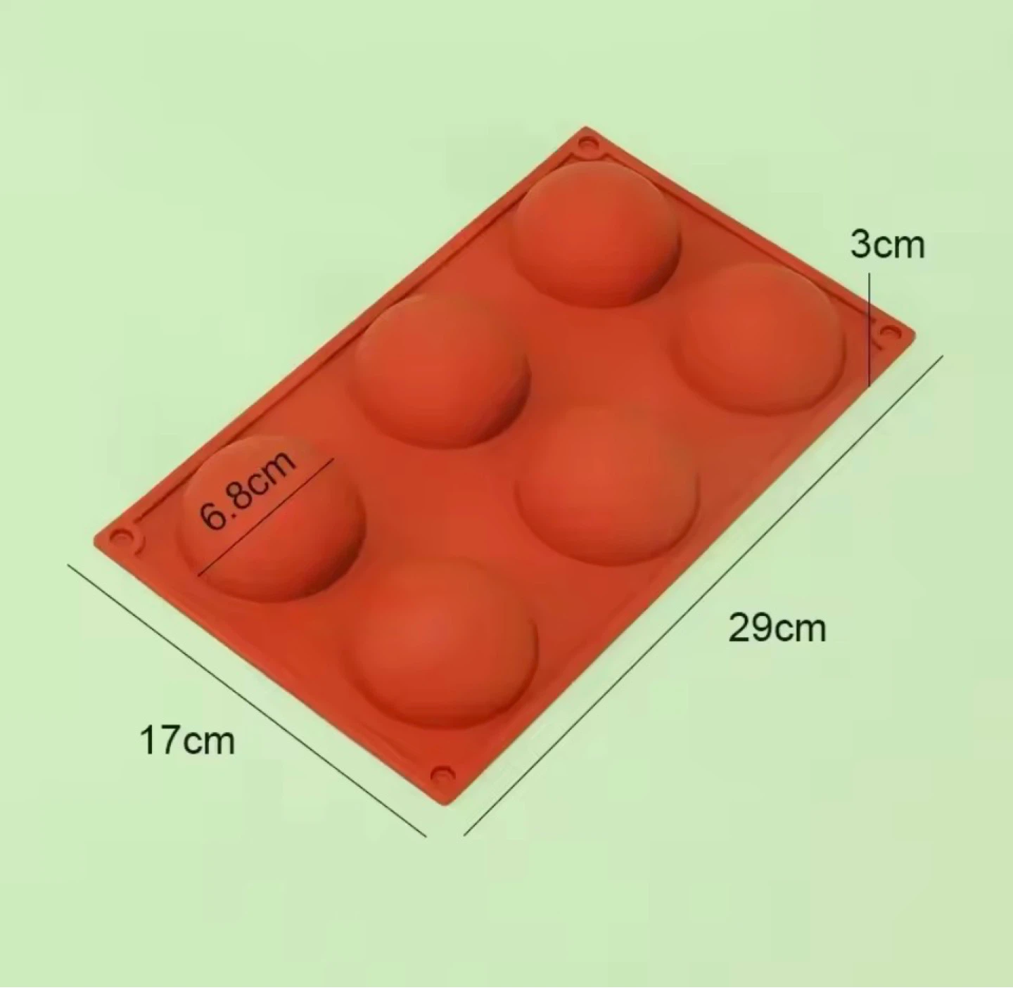Set of 3 Silicone Molds for Baking - photo 4