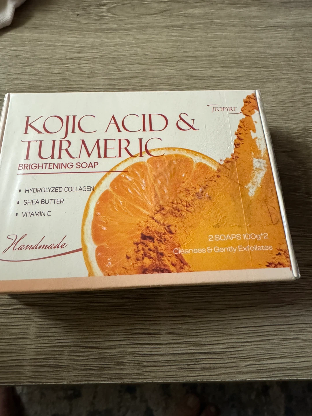 Kojic Acid & Turmeric Brightening Soap - 2 Soaps