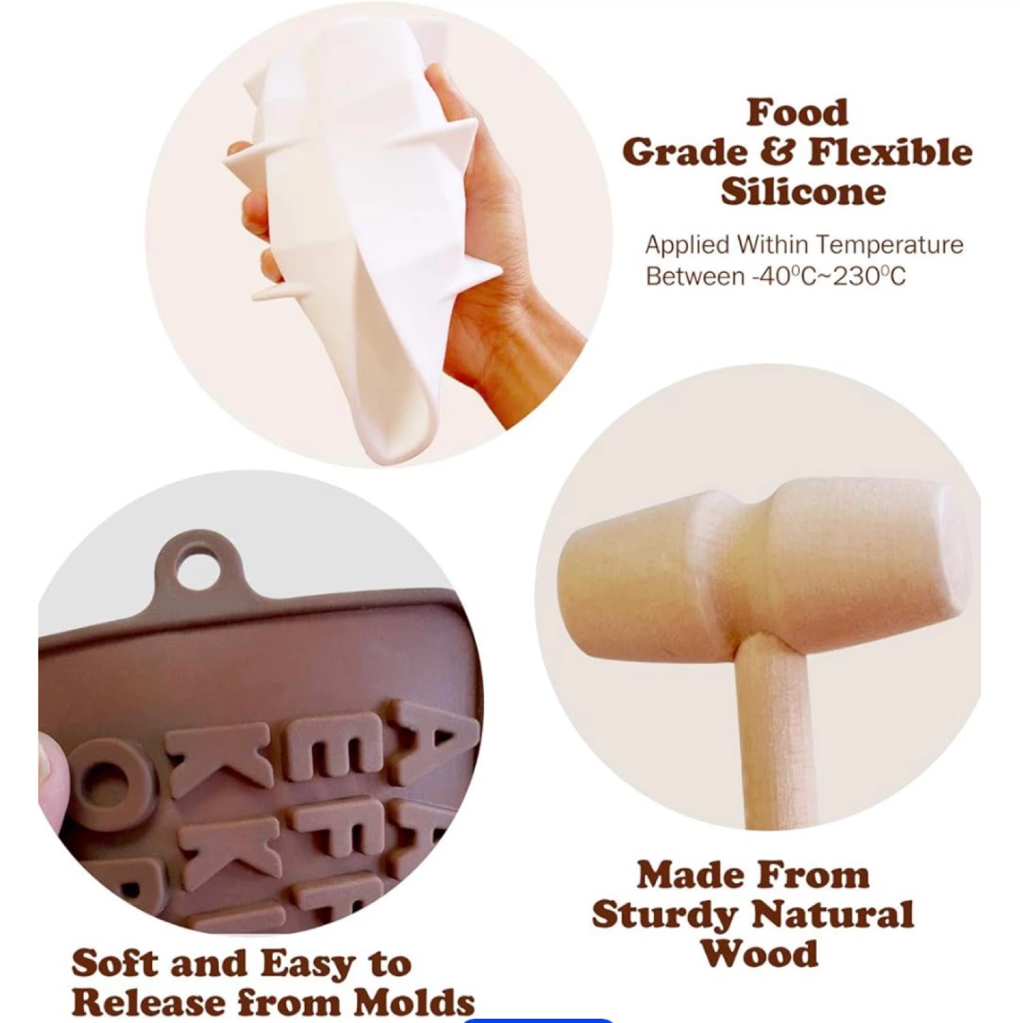 Heart Shaped Chocolate Mold Kit with Letter & Number Molds - photo 3