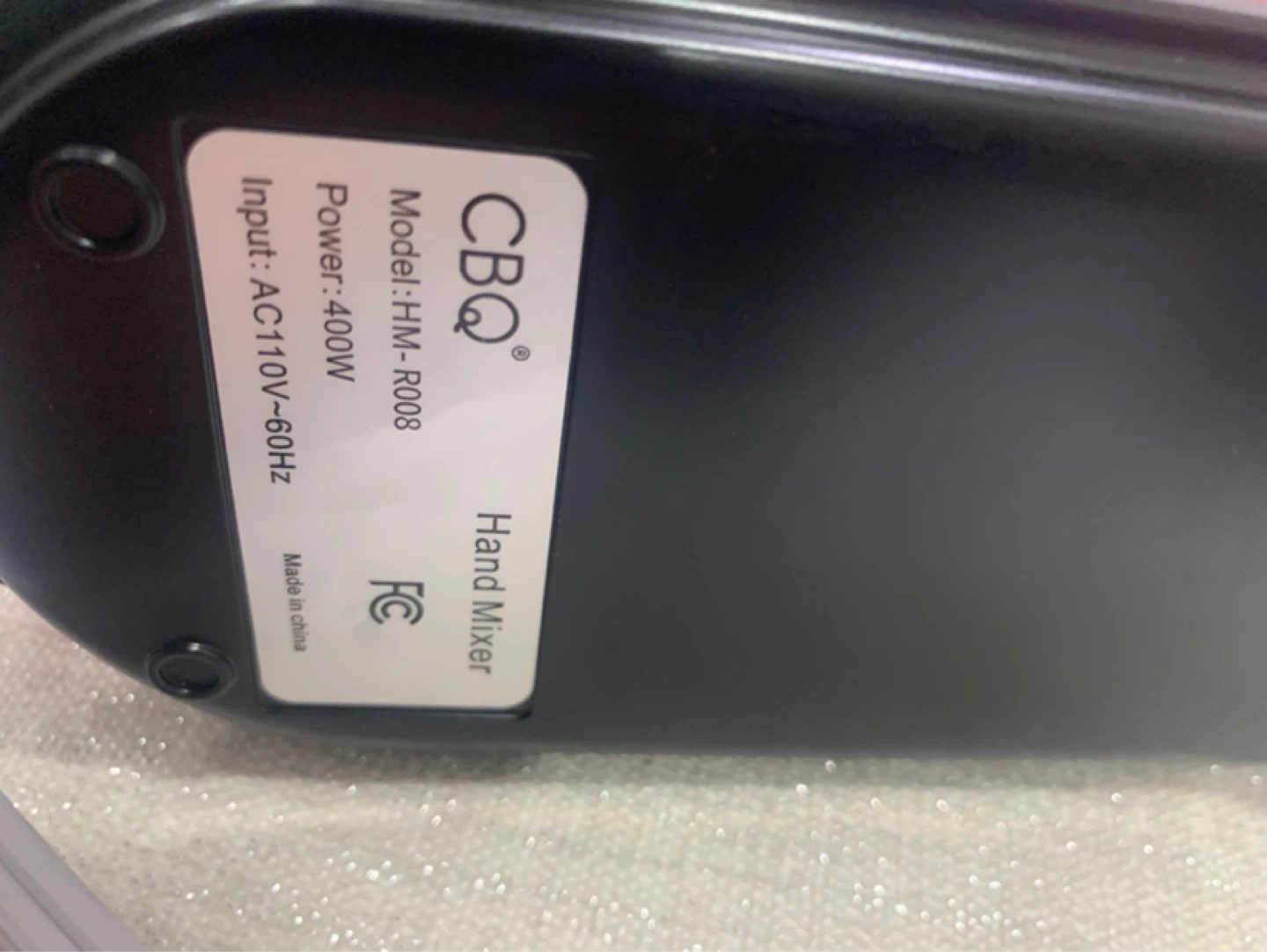 CBQ Hand Mixer HM-R008 - photo 4