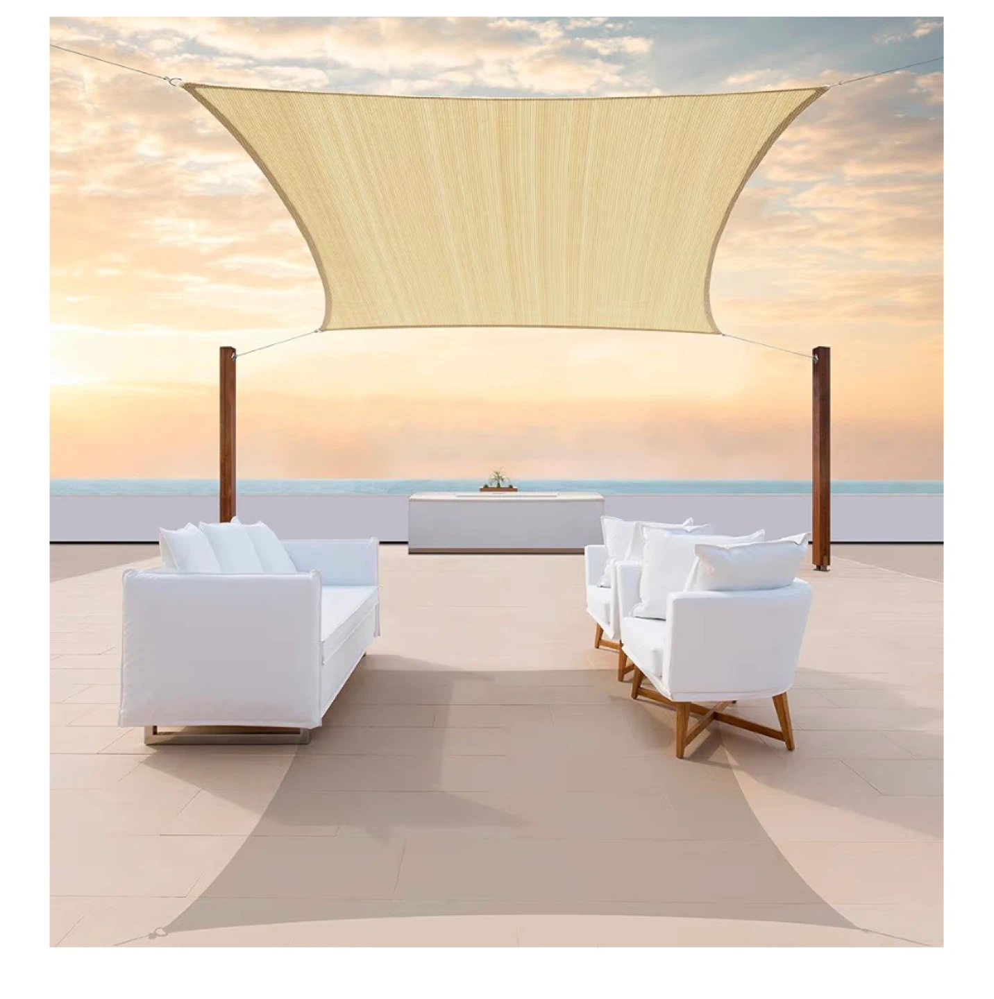 Colourtree Shade Sail Canopy 95% UV Blockage