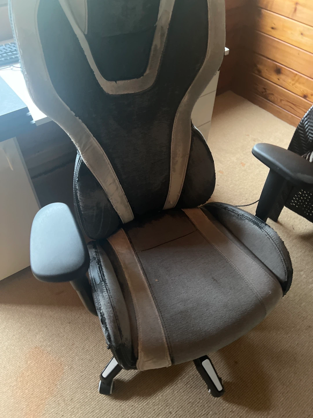 Black and Grey Gaming Chair - photo 2