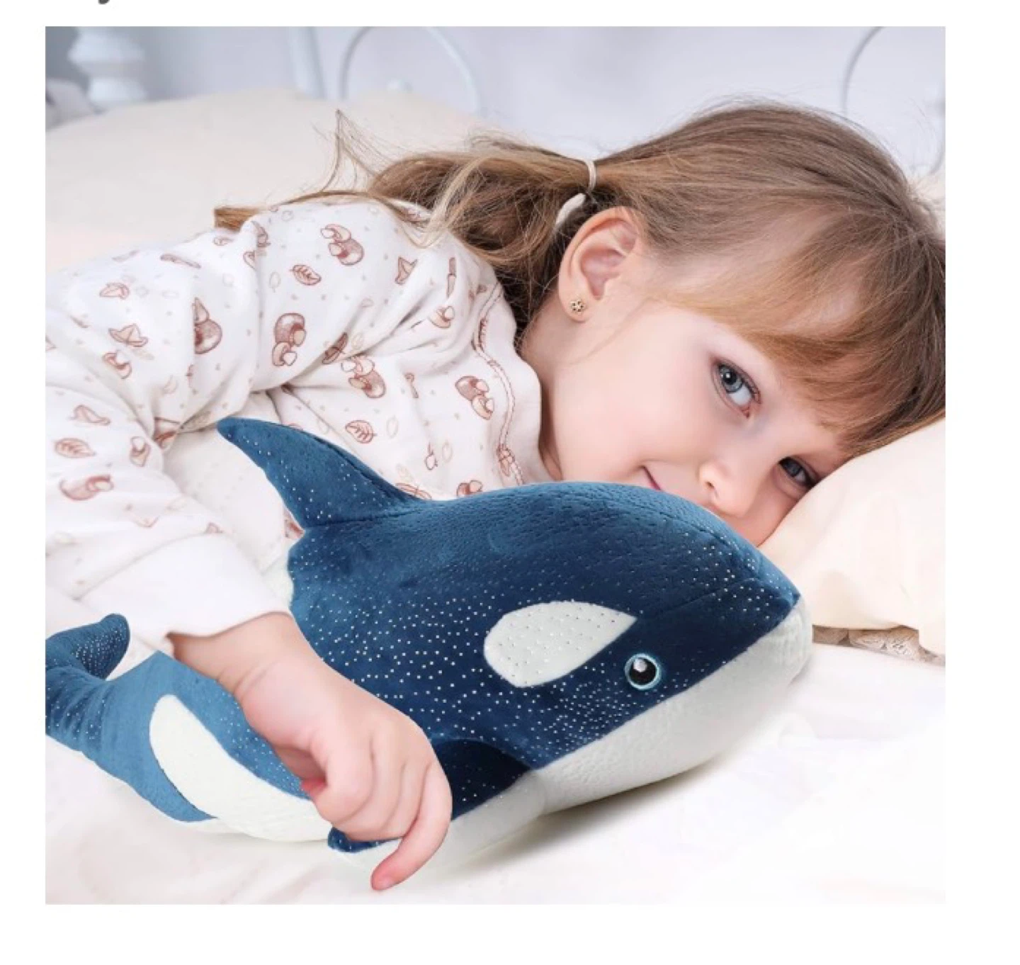 Blue Orca Killer Whale Plush Toy - photo 5