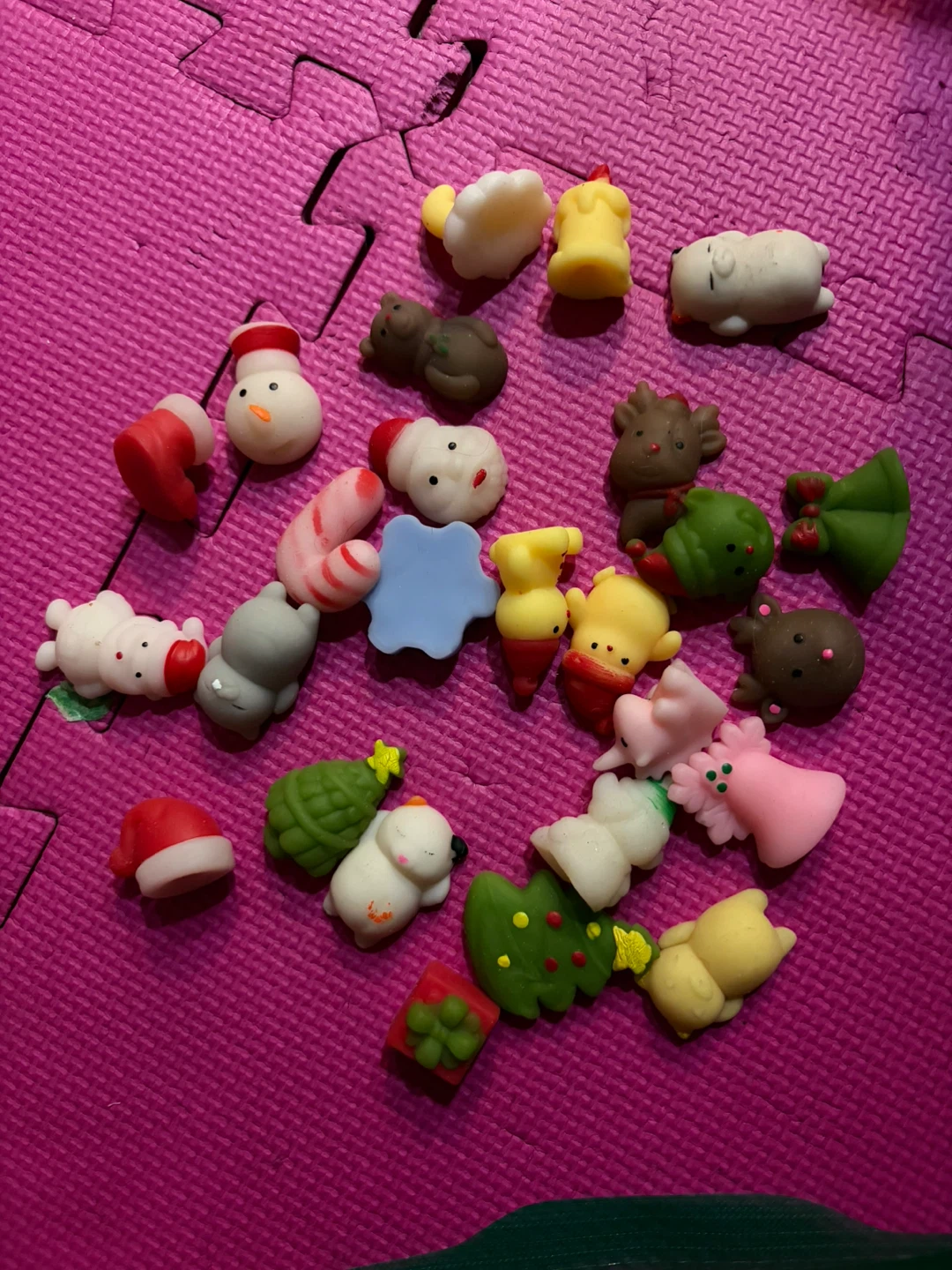 Assorted Christmas Themed Mini Figurines