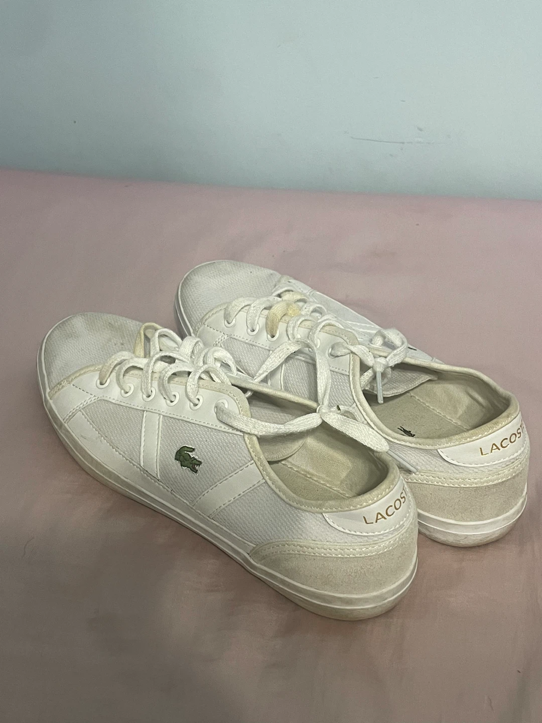 White Lacoste Sneakers