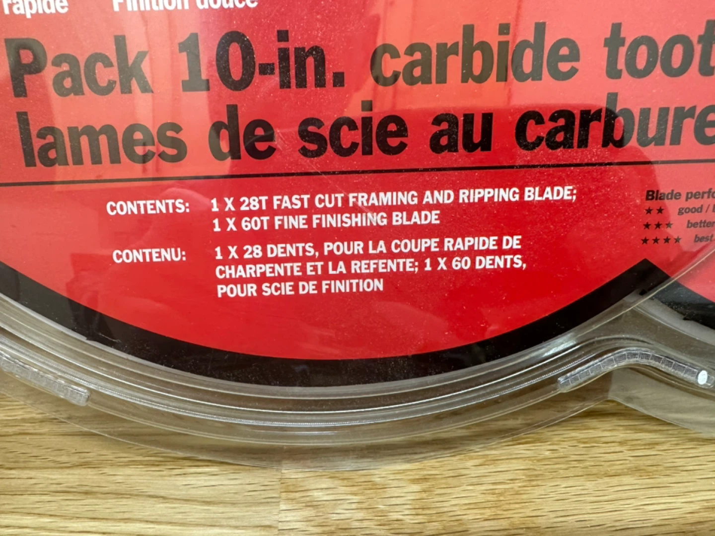 Craftsman 10-in. 2 Pack Carbide Tooth Saw Blades - photo 3