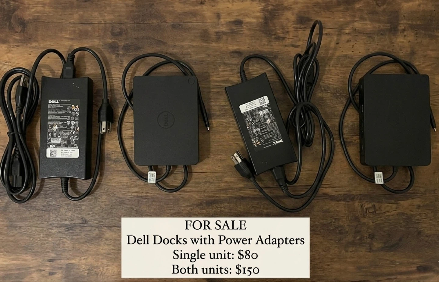 Dell Laptop Docking Stations with Power Adapters - photo 2