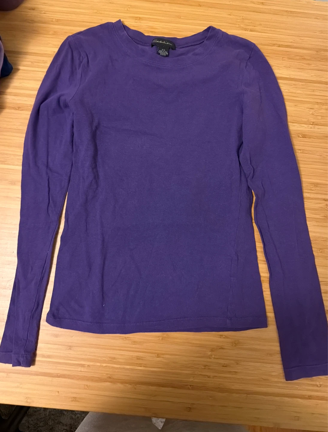 Purple Long-Sleeve Shirt
