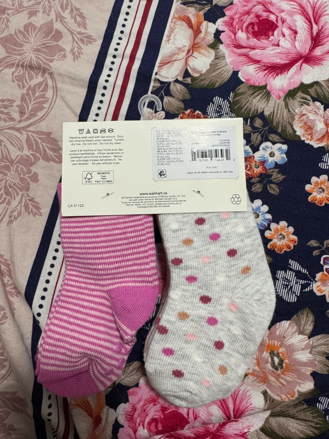 George Infant Crew Socks with Grippers (12-24 Months)
