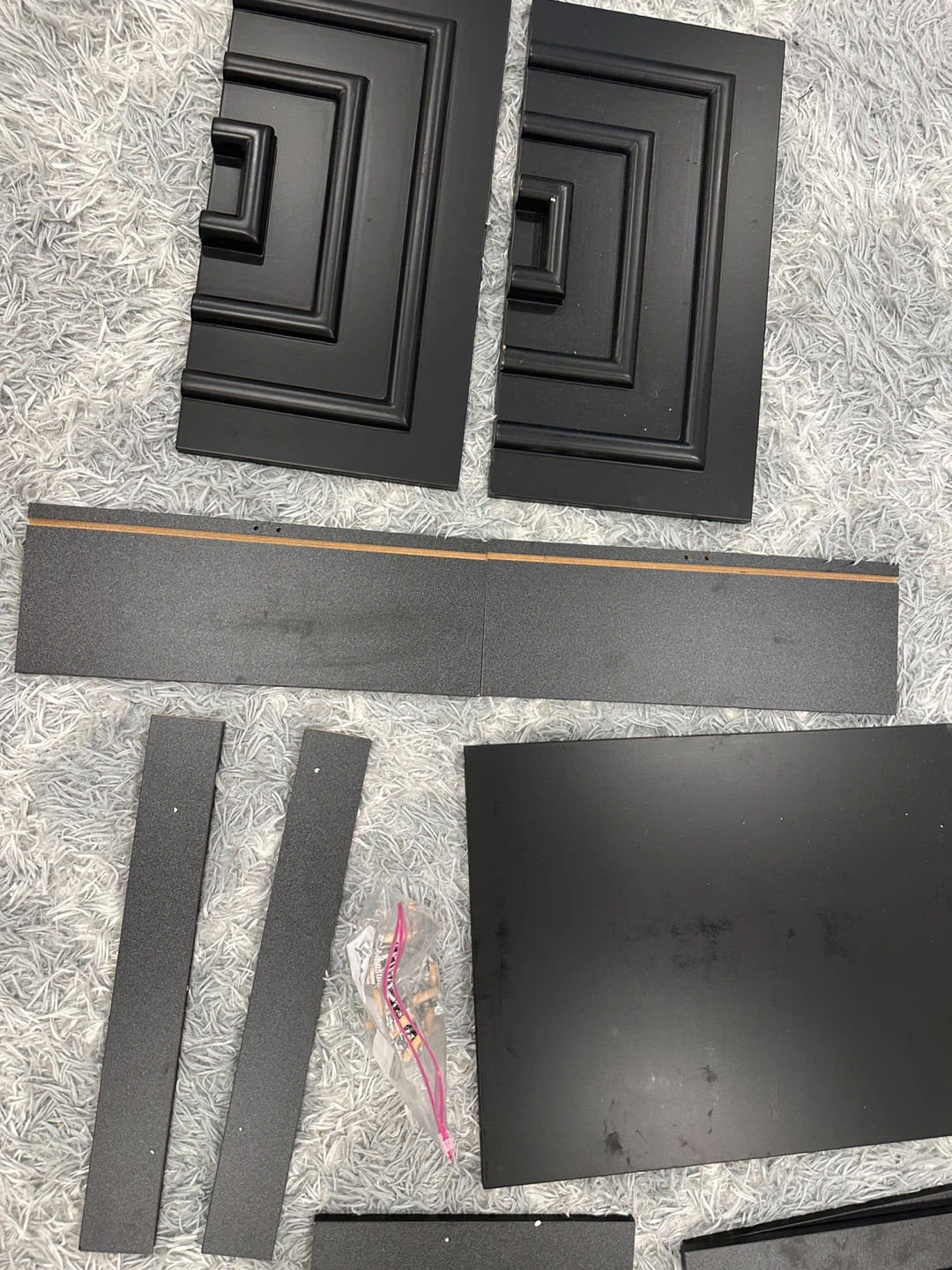 Modern Geometric 2-Drawer Nightstand - photo 5