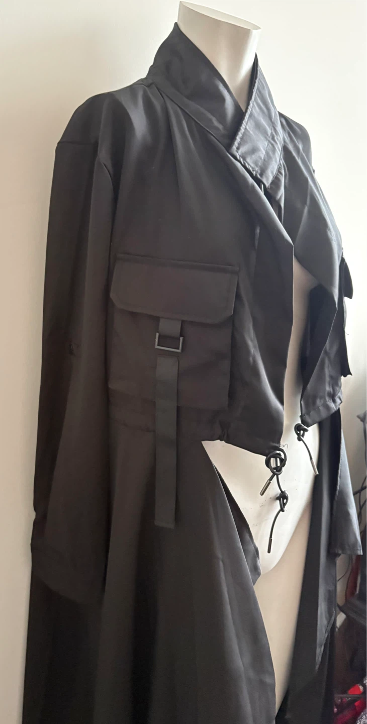 Black Duster Jacket NWT - photo 2