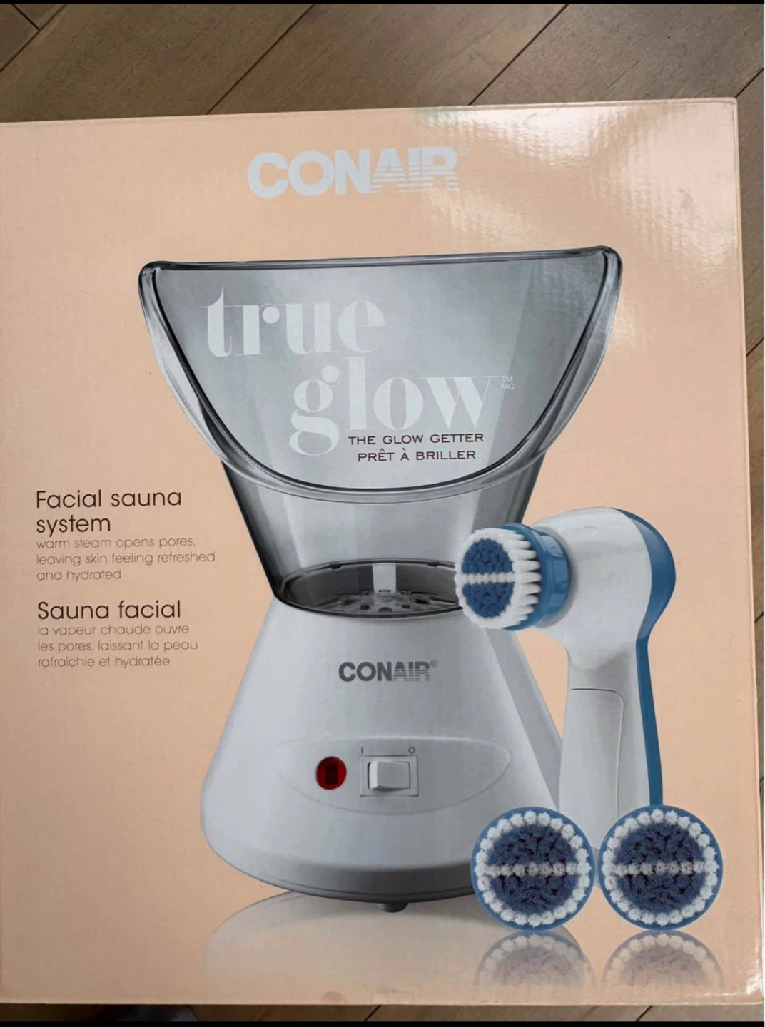Conair True Glow Facial Sauna System with Brush