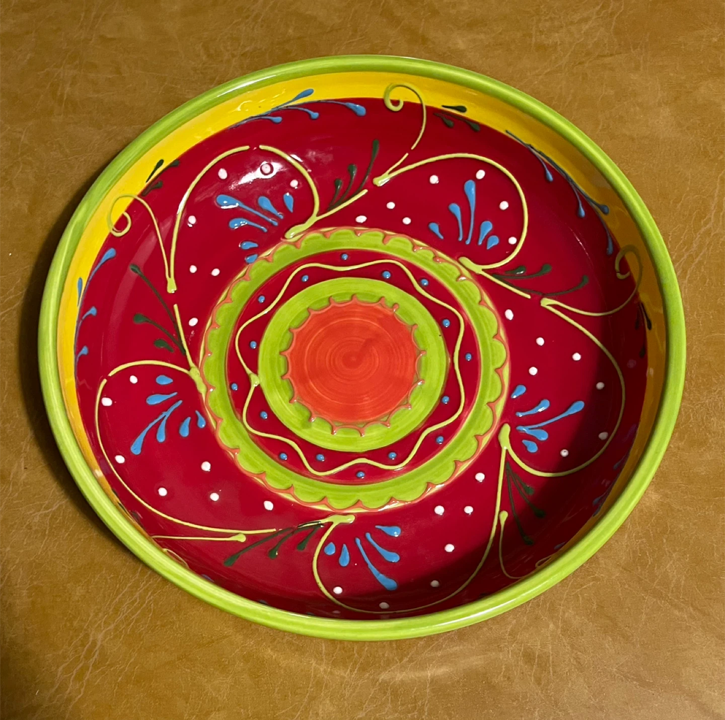 Antonio J. Ortiz Ruiz Handpainted Bowl - photo 2