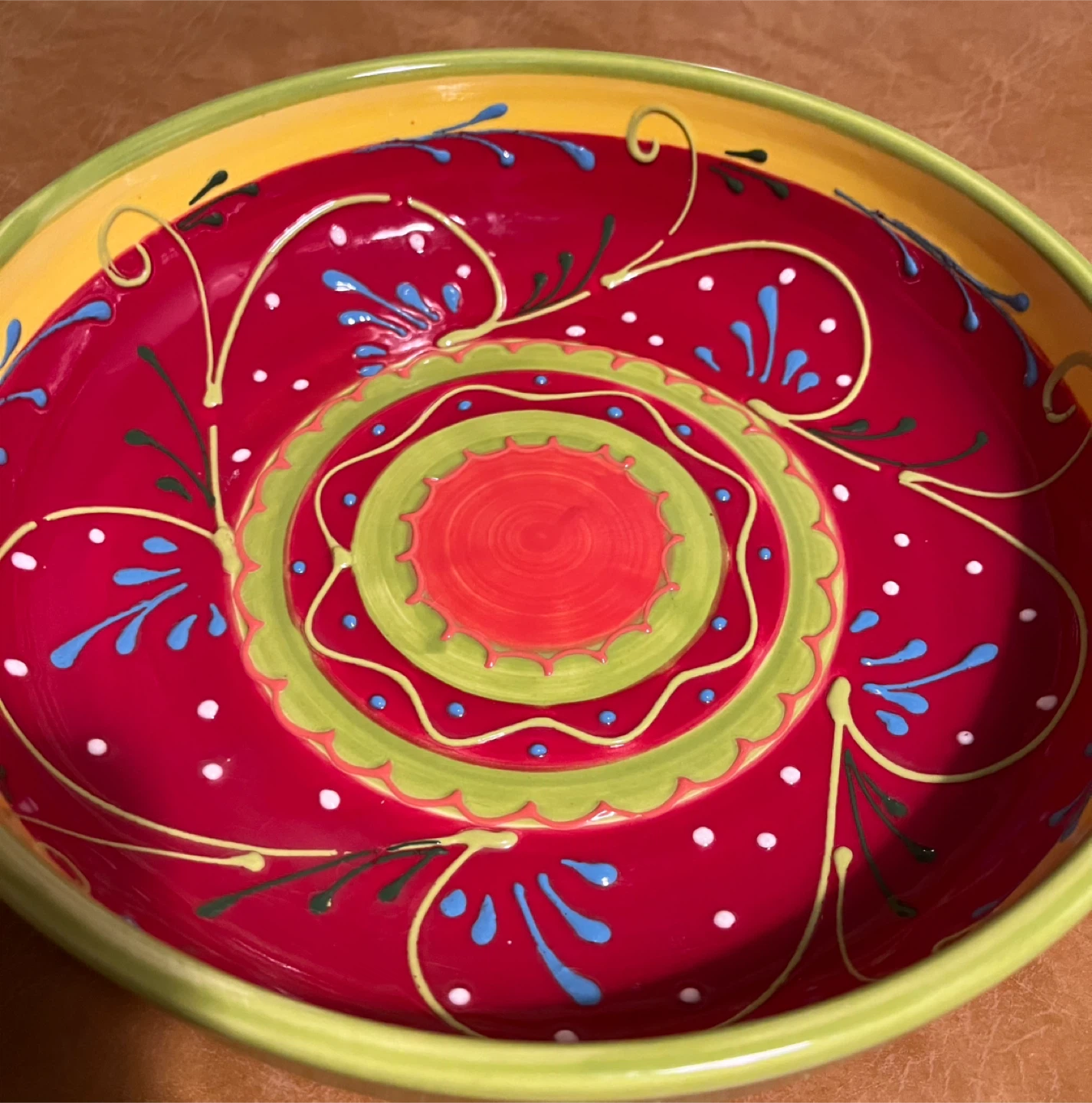 Antonio J. Ortiz Ruiz Handpainted Bowl - photo 3