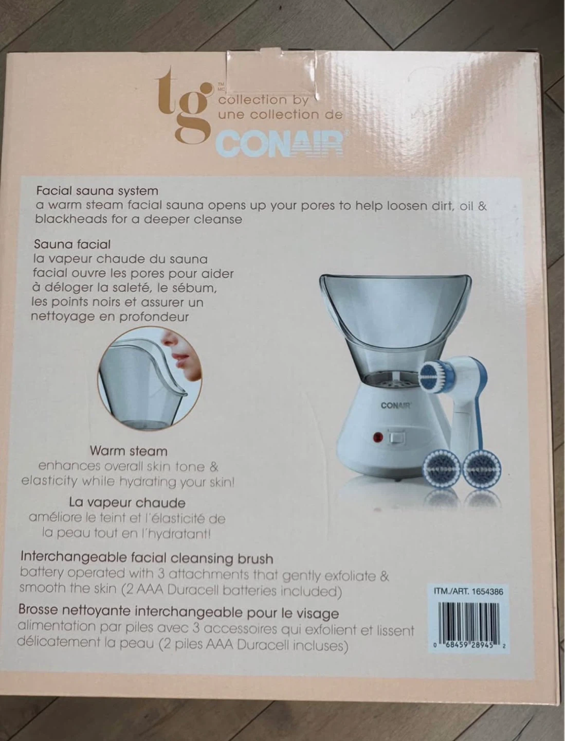 Conair True Glow Facial Sauna System with Brush - photo 2