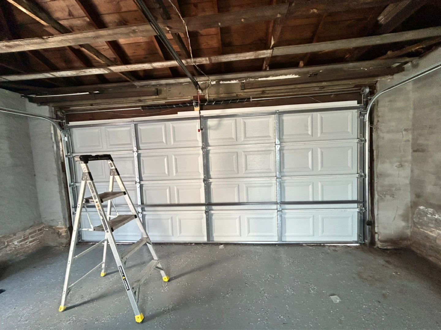 White Panel Garage Door