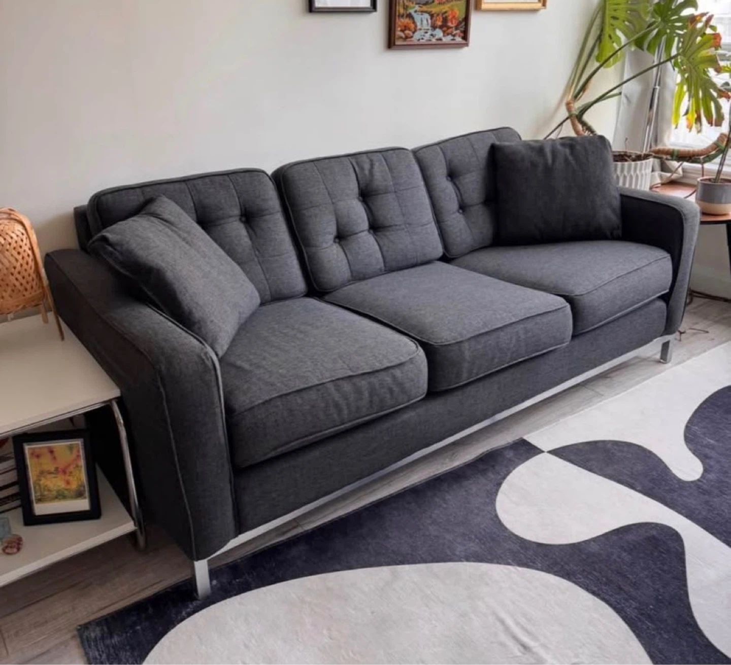 3 seater CB2 sofa