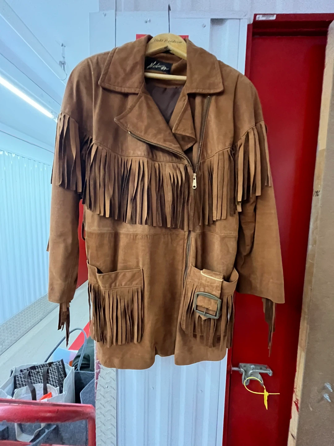 Vintage Faux Suede Fringe Jacket - photo 5