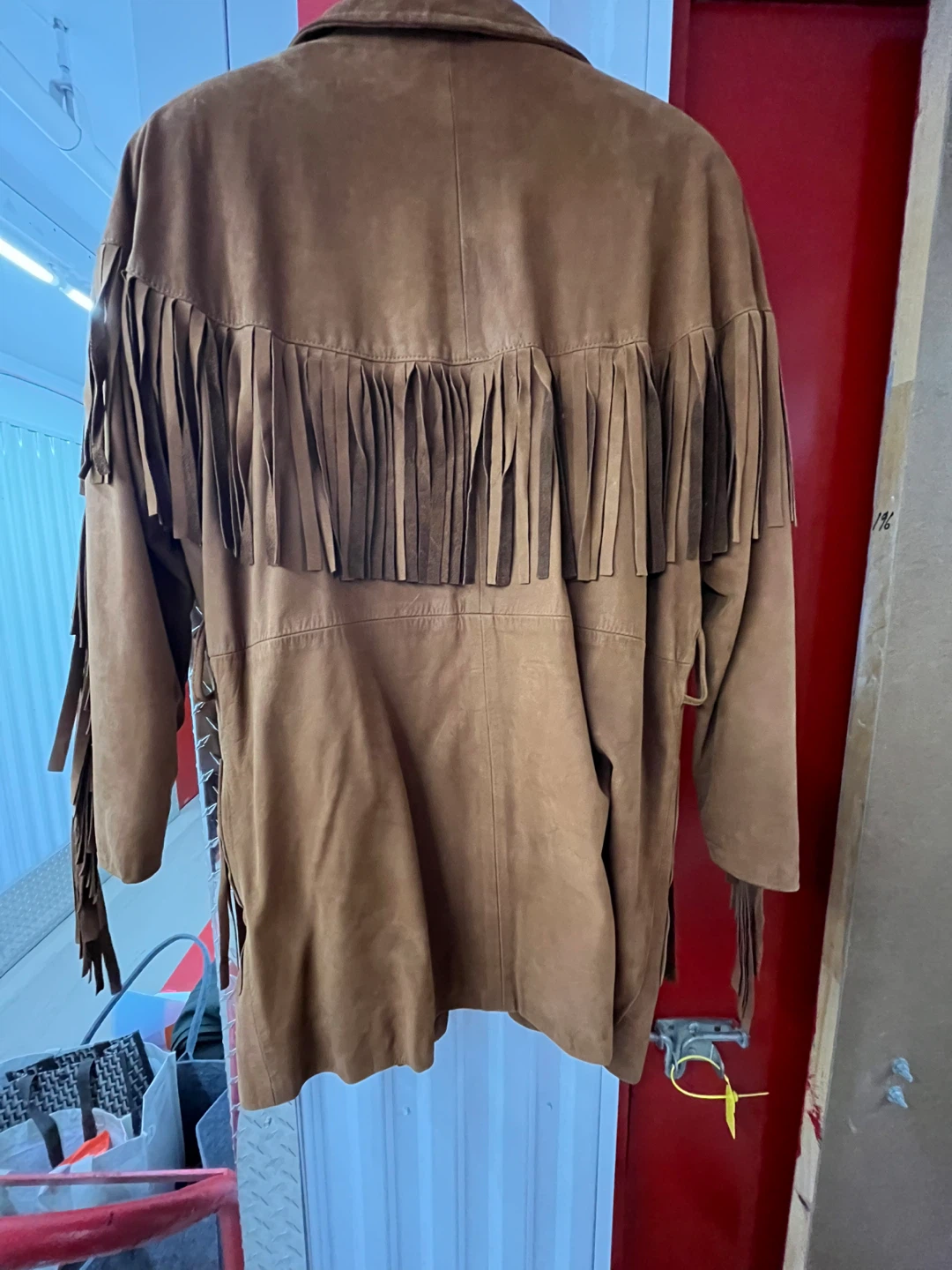 Vintage Faux Suede Fringe Jacket - photo 2
